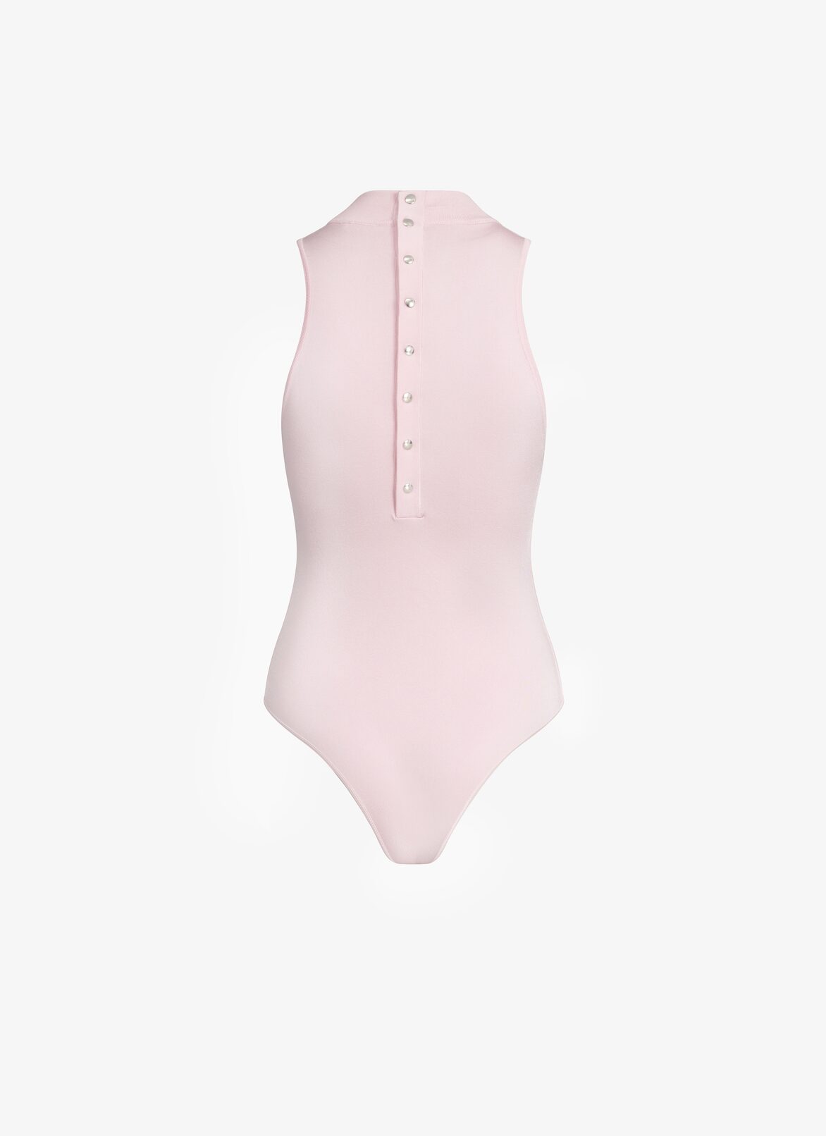 High neck sleeveless body ALAÏA PINK HIGH NECK SLEEVELESS BODY